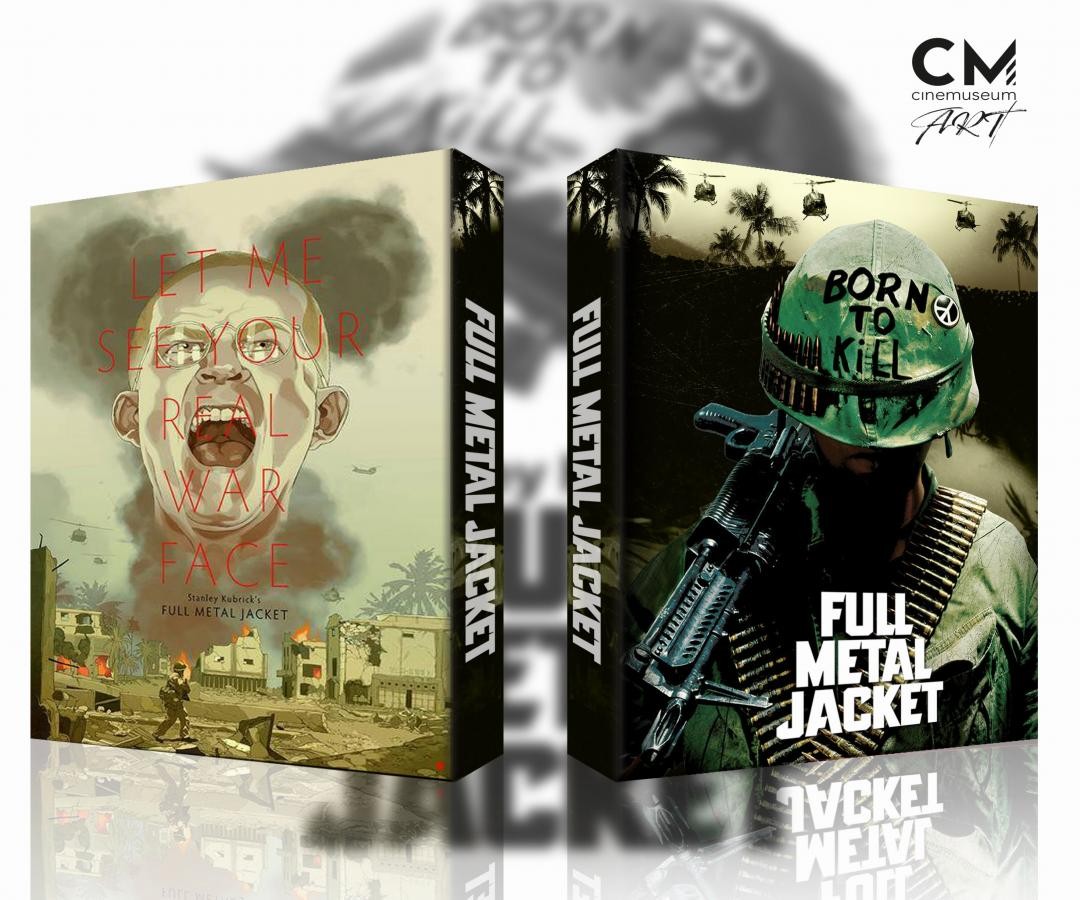 Klicke auf die Grafik für eine vergrößerte Ansicht  Name: IT - Full Metal Jacket (2D) - Cine-Museum Art #7 (Steelbook) PS neu.jpg Ansichten: 1 Größe: 193,8 KB ID: 3437