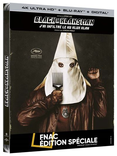 Klicke auf die Grafik für eine vergrößerte Ansicht  Name: BlacKkKlansman-J-ai-infiltre-le-Ku-Klux-Klan-Steelbook-Edition-Fnac-Blu-ray-4K-Ultra-HD.jpg Ansichten: 1 Größe: 53,3 KB ID: 21290