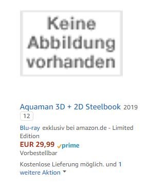 Klicke auf die Grafik für eine vergrößerte Ansicht  Name: Aquaman 3D Steelbook.JPG Ansichten: 1 Größe: 17,8 KB ID: 33263