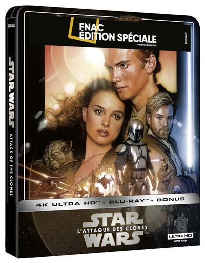 Klicke auf die Grafik für eine vergrößerte Ansicht  Name: Star-Wars-Episode-II-L-Attaque-des-clones-Steelbook-Exclusivite-Fnac-Blu-ray-4K-Ultra-HD.jpg Ansichten: 21 Größe: 44,0 KB ID: 281098