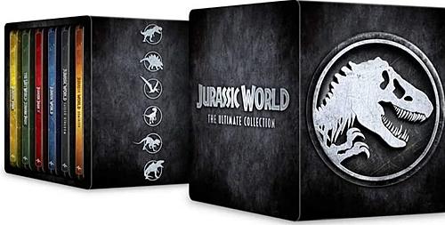 Klicke auf die Grafik für eine vergrößerte Ansicht  Name: Jurassic-Collection-steelbook-768x389.jpg Ansichten: 5 Größe: 50,3 KB ID: 348037