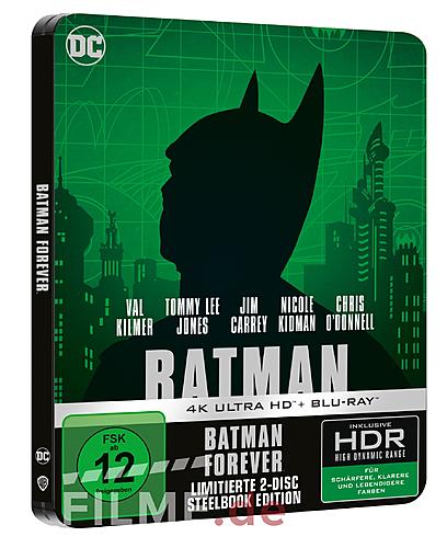 Klicke auf die Grafik für eine vergrößerte Ansicht  Name: Batman_Forever_4K_UHD_Steelbook_Packshot_3D.jpg Ansichten: 48 Größe: 402,0 KB ID: 371106