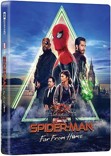 Klicke auf die Grafik für eine vergrößerte Ansicht  Name: SpidermanFFH_steelbook_front.jpg Ansichten: 2 Größe: 856,4 KB ID: 400370